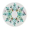 Coupelle porte-encens en porcelaine - Aquarelle