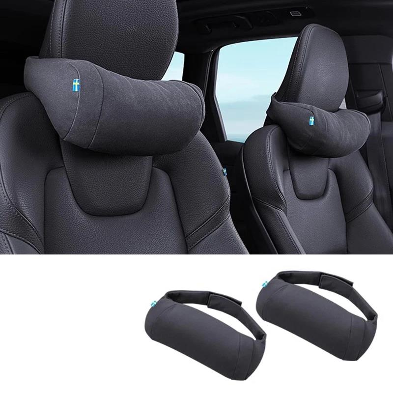 Car Suede Headrest Memory Cotton Neck