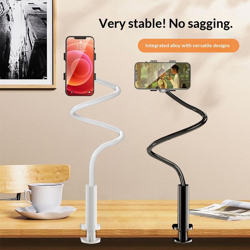 Universal Mobile Phone Holder Flexible Lazy Adjustable Clip Bracket for Kitchen Cooking Watching Bed Office