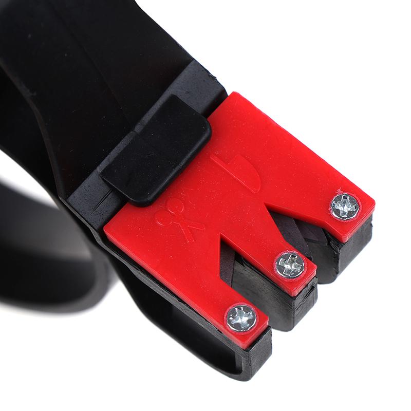 2 In 1 Handheld Messer Schere Klingen Messerschärfer Schärfen Kochwerkzeuge