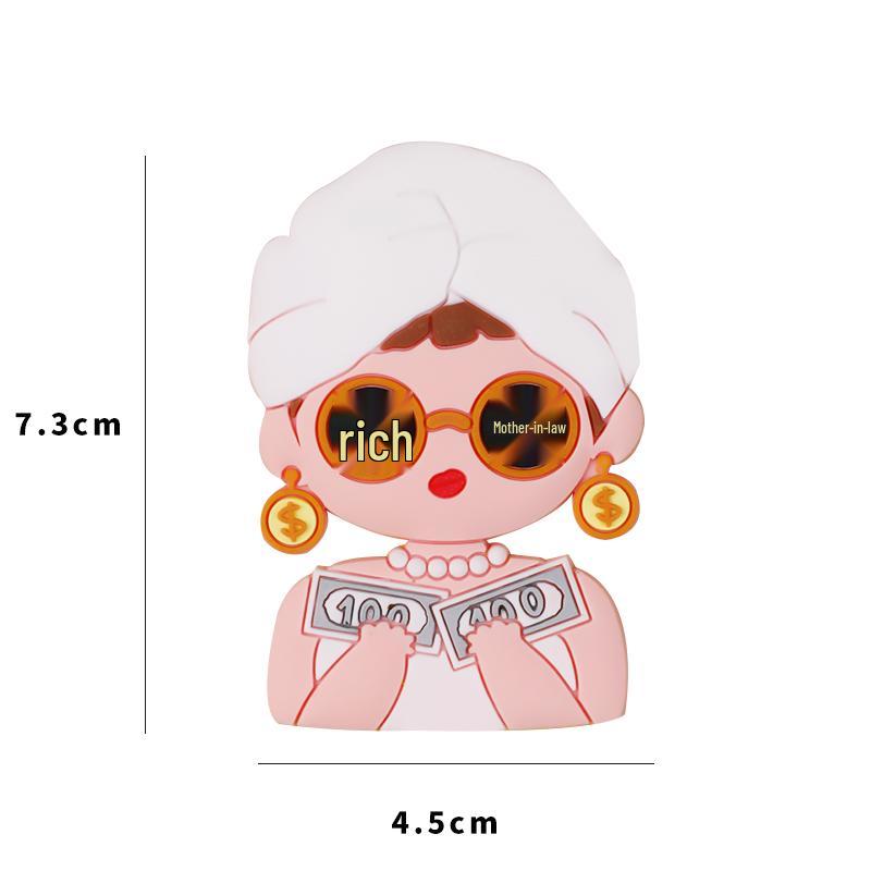 Mother's Day Cake Decor: Cute Mom & Bestie Ornaments - Internet Celebrity Duck Plug-in.