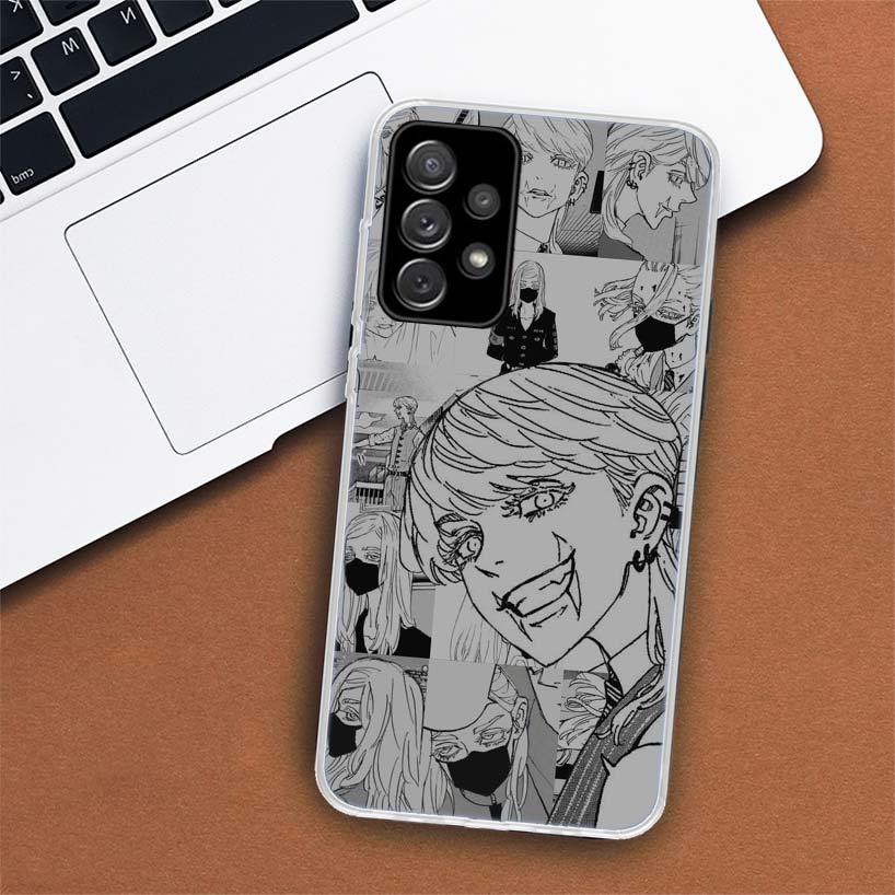 Sanzu Haruchiyo Tokyo Revengers Phone Case For Samsung Galaxy A51 A71 A50 A70 A40 A30 A20E A10 A41 A31 A21S A11 A01 A6 A8 + A7 A
