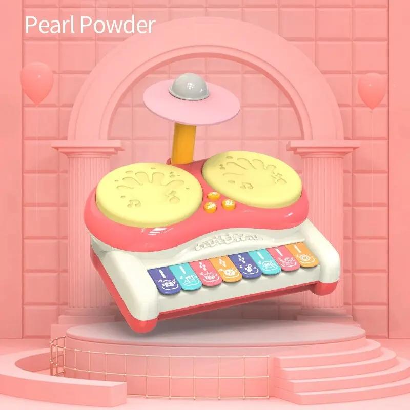 Children's Drum Kit Multifunctional Drumming Instrument Playset Jazz Hand Keyboard Piano Drums Baby Educational Music Gift Toys