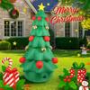 7.87FT Yard Lawn Party Decoration Inflatable Xmas Tree Toy LED Light Home Decor Supplies Ornaments Christmas Holiday Gifts