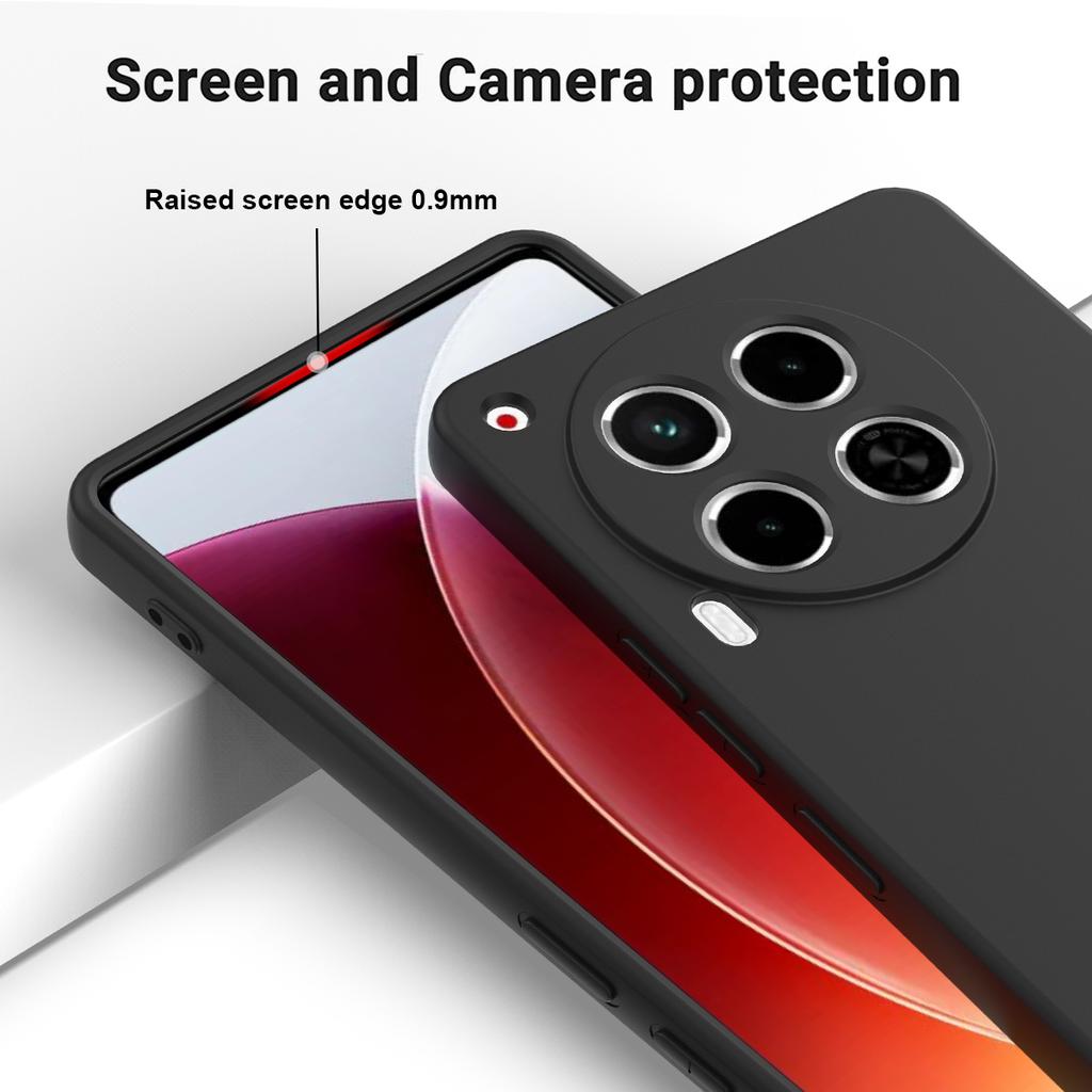 For TECNO Camon 30 4G Case with Hand Strap Liquid Silicone Protective Phone Cover