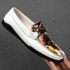 New Product Printing Fashion Doudou Shoes Casual Single Shoes Soft Surface Versatile Foot Set Nightclub Personalized Driving Tide Shoes