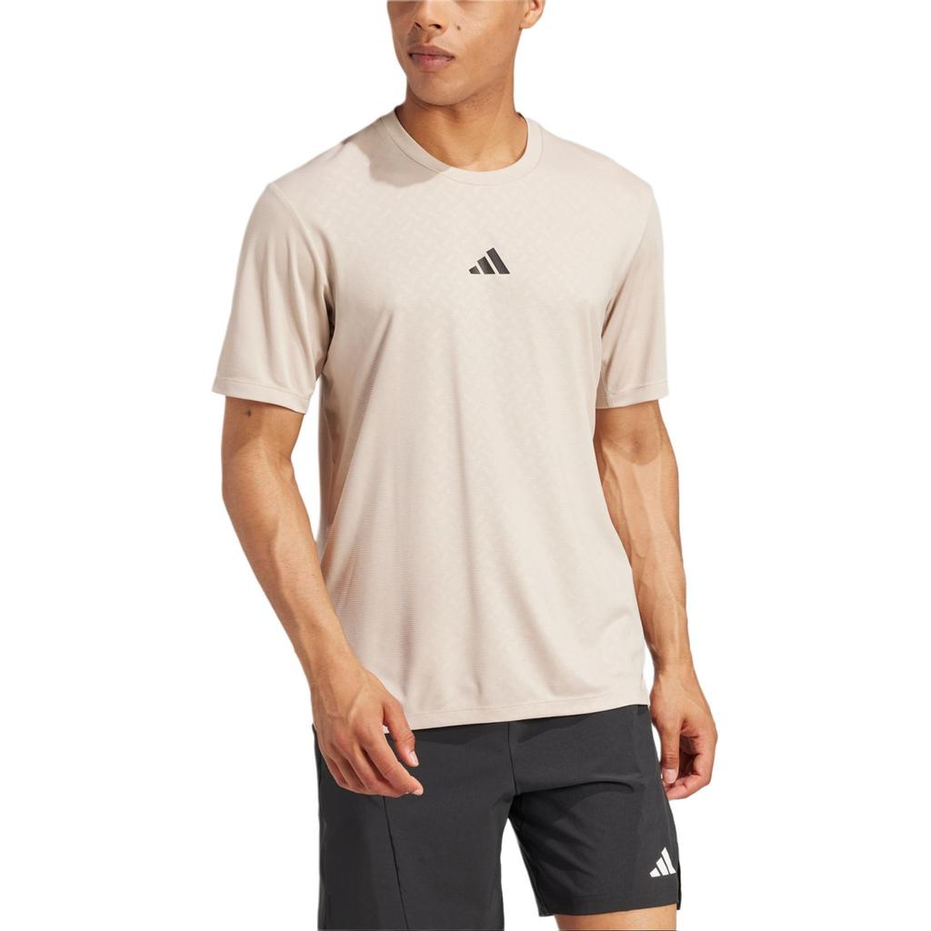 New Adidas T Shirt Men's Light Umber IX9094