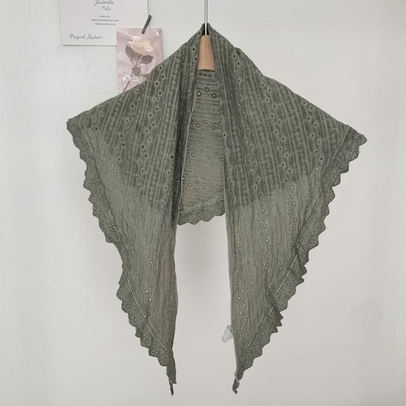 Silk Scarf New Versatile Scarf Solid Color Headscarf Headband Jeans Stacked Silk Scarf Waist Fart Curtain