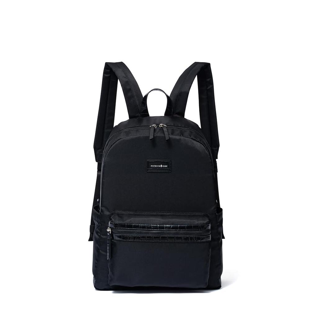 Patrick Cox Rent Nylon Backpack, Unisex, Casual, PXLHDGS1, Black