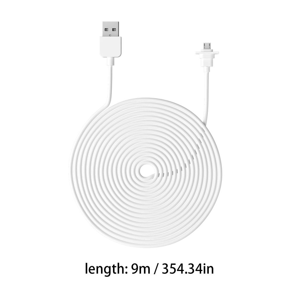 9m 29.5ft Outdoor Charging Cable Compatible with eufyCam 2C & 2C Pro ONLY Weatherproof Camera Charging Cable Clutter