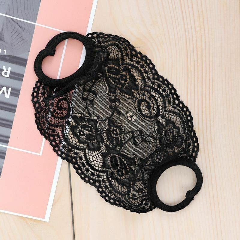 Lace Anti-Uv Sunscreen Mask Breathable Ear Cord Face Cover Scarf Hanging Ear Dust-Proof Scarves Mask Summer Dust-Proof Veil