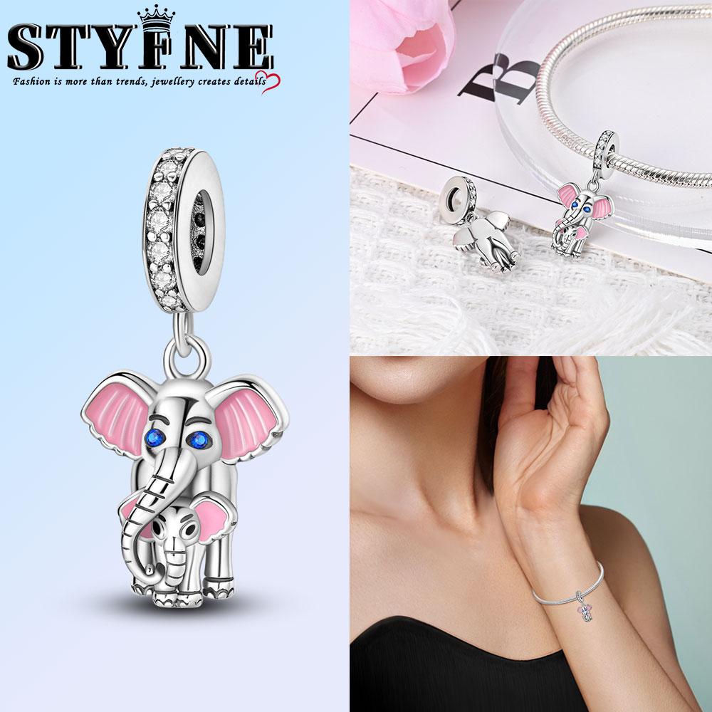 Anniversary Copper Color Cute Cat Blue Moon Owl Rabbit Mermaid Animal Charms Pendants Fit Original Bracelets Diy Jewelry