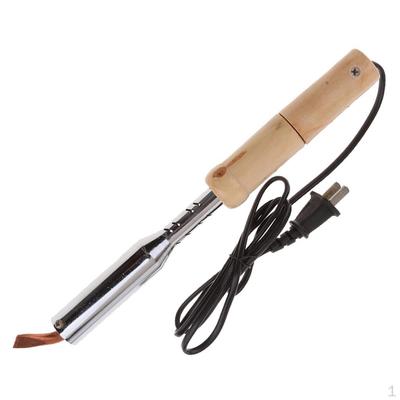 100W Profi-Lötkolben mit Holzgriff und Spitze