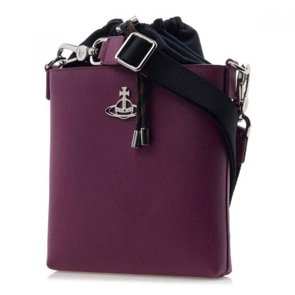 Vivienne WeStwood Women S Saffiano drawString croSSbody Bag 52040037 L001n J401
