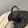 Textured Small Bag 2025 Niche Design Spring New Fashionable Simple Shell Bag Women's Shoulder Messenger Bag