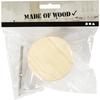 Coat Rack - 54405 - Solid Wood - Beige - Interior