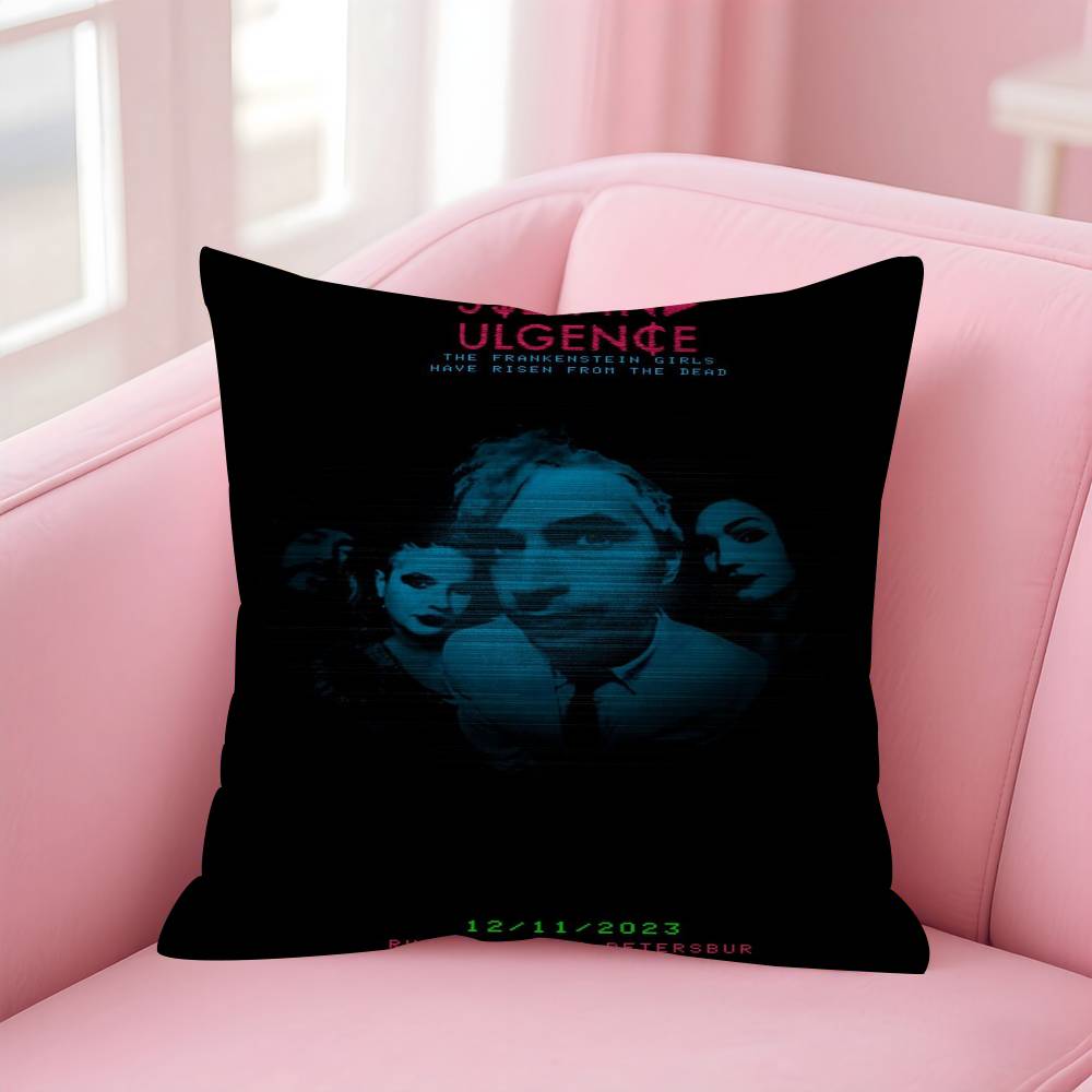 Famous Punk Bands MMindless Self Indulgence Pillow Cushion Cover Pillowcase Living Room Sofa Home Decor Customized