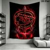 Kansas City Chiefs Wall Tapestry Aesthetic Wall Hanging Printed Fabric Blanket Decorative Tapestries for Bedroom Living Room Home Decor
