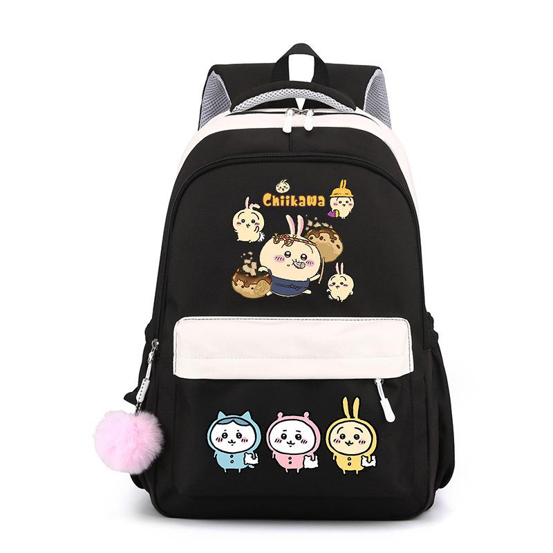 Chiikawa Cute Expression Bag Schoolbag Junior High School Student Backpack Men and Women Lightweight New Backpack
