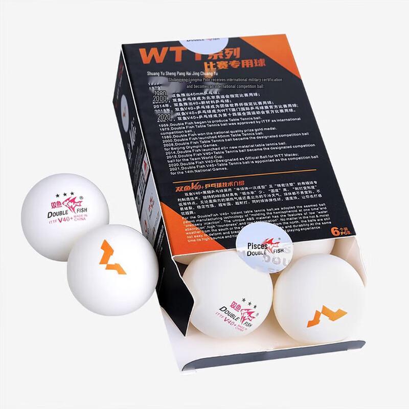 Palline da Ping Pong WTT 3 Stelle Double Fish