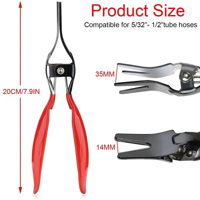 Car Hose Seal Remover Plier Angled Auto Fuel Vacuum Line Tube Hose Remover Separator Pliers Pipe Removal Separation Plier Tool