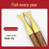 Chinese Style Solid Red Wood Chopsticks - Creative Gift for Household Use