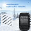 Tire Chains 10piece Heavy-Duty Wheel Ties Belts Tire Chains For Cars For Ice Winter Hiking Trailer Offroad Lawn Fishing