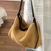 Handmade Niche Woven Bag Large Capacity Fashionable Straw Woven Shoulder Bag Versatile Commuter Tote Bags