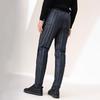XueZhongFei Men's Autumn/Winter Loose Fleece Straight-Leg Pants X20131247F