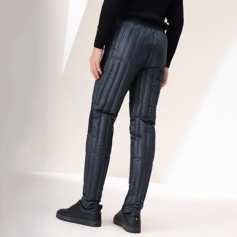 XueZhongFei Men's Autumn/Winter Loose Fleece Straight-Leg Pants X20131247F