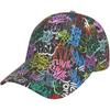 Zabawne Kapelusze Graffiti Kolorowa Czapka Baseballowa Regulowana Snapback Czapka Trucker dla Kobiet Mężczyzn