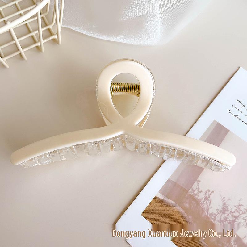 Eleganter minimalistischer Hochsteckfrisur-Haarclip mit Schleife - Luxuriöses Krallendesign