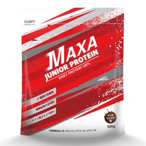

MAXA Junior Protein, функциональное питание для детей, изготовленное из сыворотки травяного откорма, 100% натуральной сыворотки, без искусственных подсластителей и произведенное в Японии.