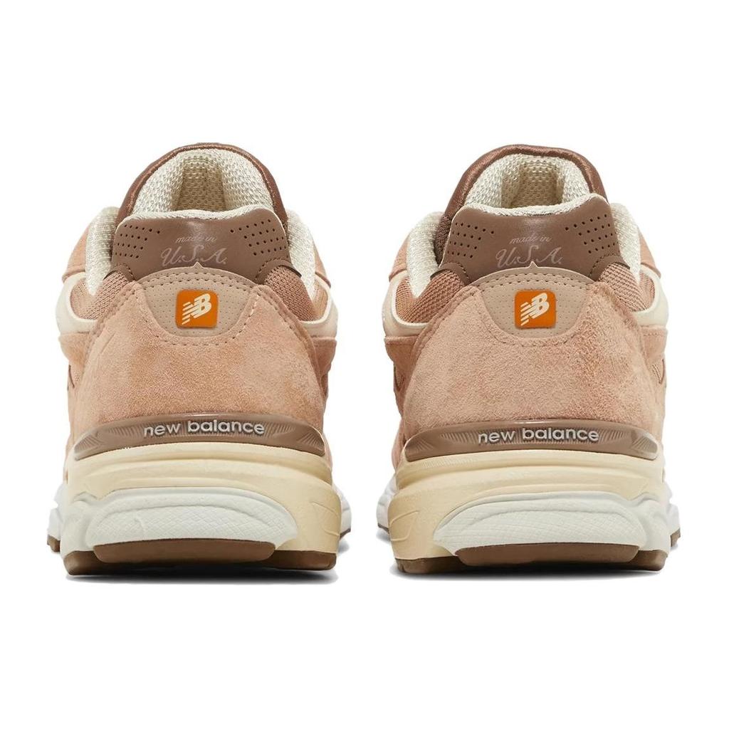 Size? X New Balance 990v3 Made In USA Keepin It Running Unisex Sneakers Pink Orange Cream M990SZ3