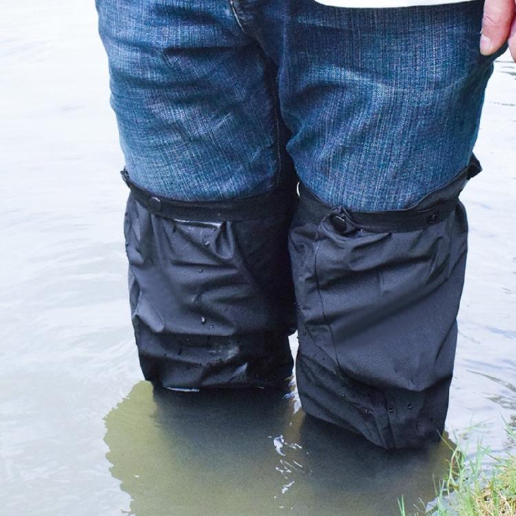 2x Waterproof Wear-resistant High-tube Motorcycle Rain Boot Covers Outdoor Shoes