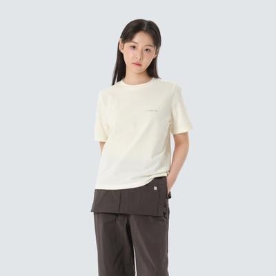 Sorona Women's Tropical Short Sleeve T-shirt Butter Ivory (S26MWFTS71)