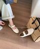 ! Maillard Hepburn style round head low heel 2025 autumn and winter new shallow mouth word with Mary Jane single shoes