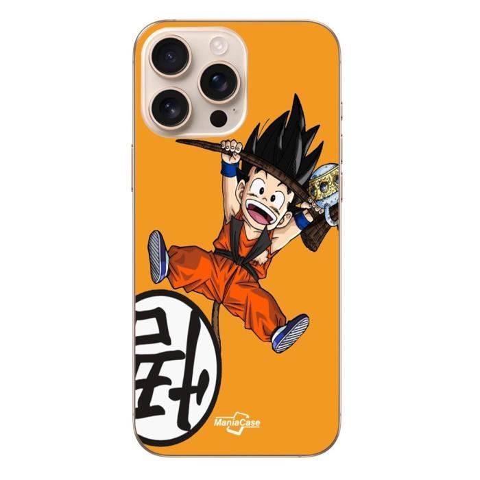 Hülle - Maniacase - Iphone 16 Pro - Dragon Ball - Flexibel - Schwarz