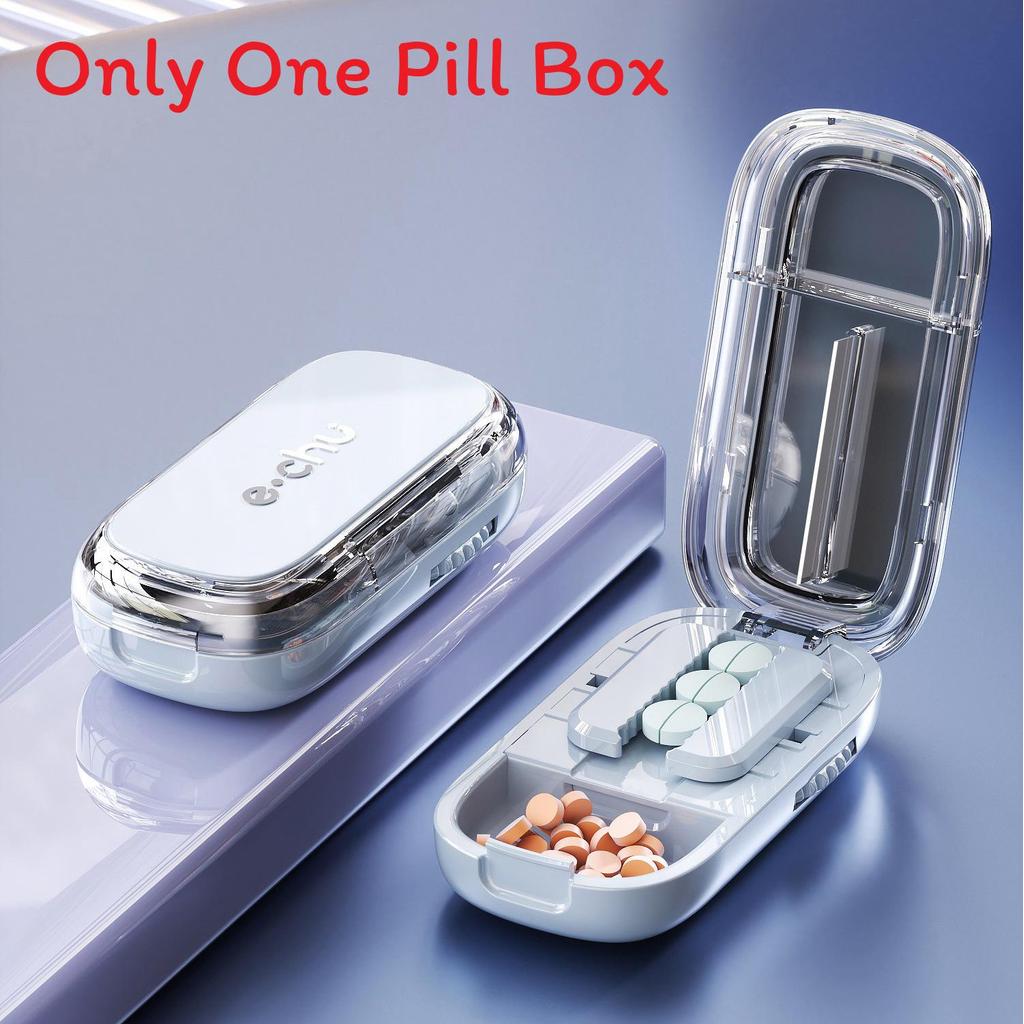 Portable Pill Cutter With Precise Quarter Split For Medicine Dispensers