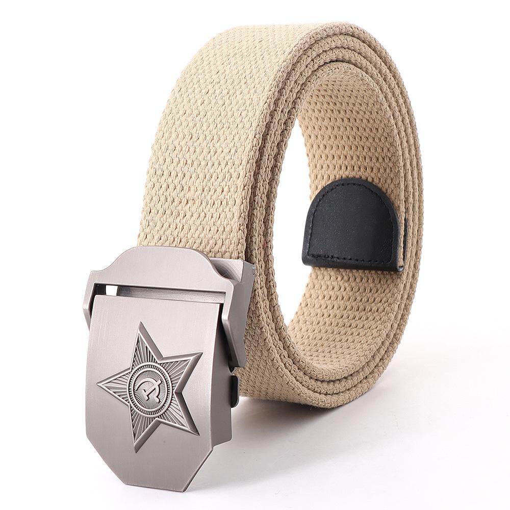 Curea Nouă pentru Bărbați și Femei Curea Pânză Emblema Națională Sovietică 3D Curea Memorie Sovietică