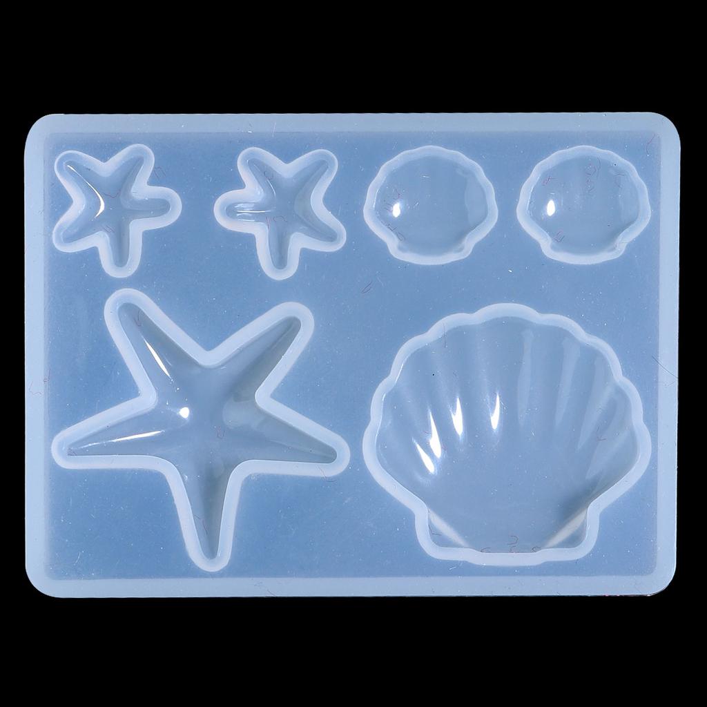 Earring Pendant Silicone Mold Shell Starfish Dolphin Epoxy Resin Mould For DIY Ornaments Necklace Charms Epoxy Resin Crafts