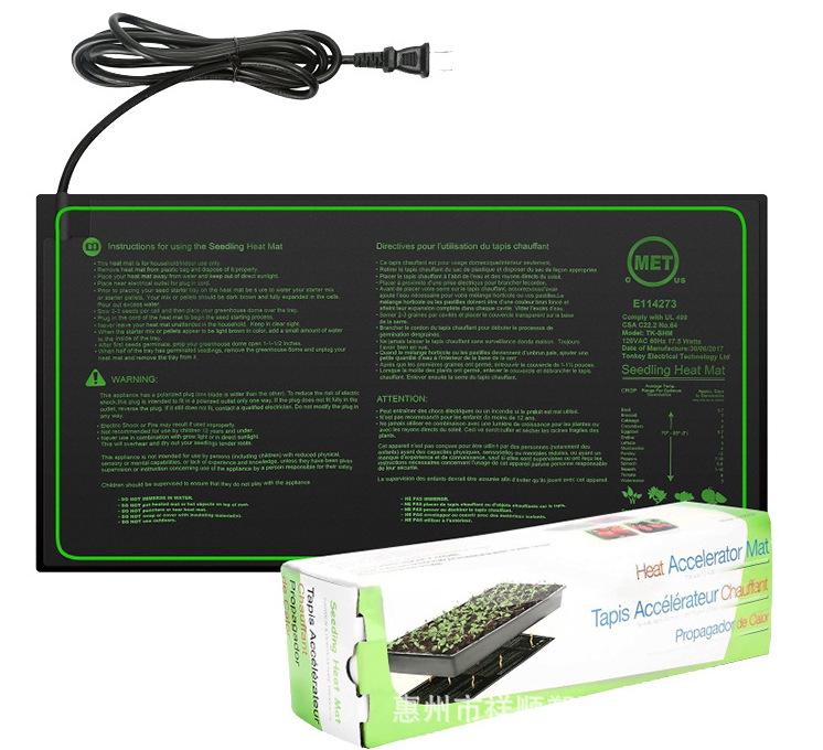 Covoraș de încălzire standard SUA pentru răsaduri și germinarea plantelor, Covoraș cu temperatură constantă pentru flori și animale de companie