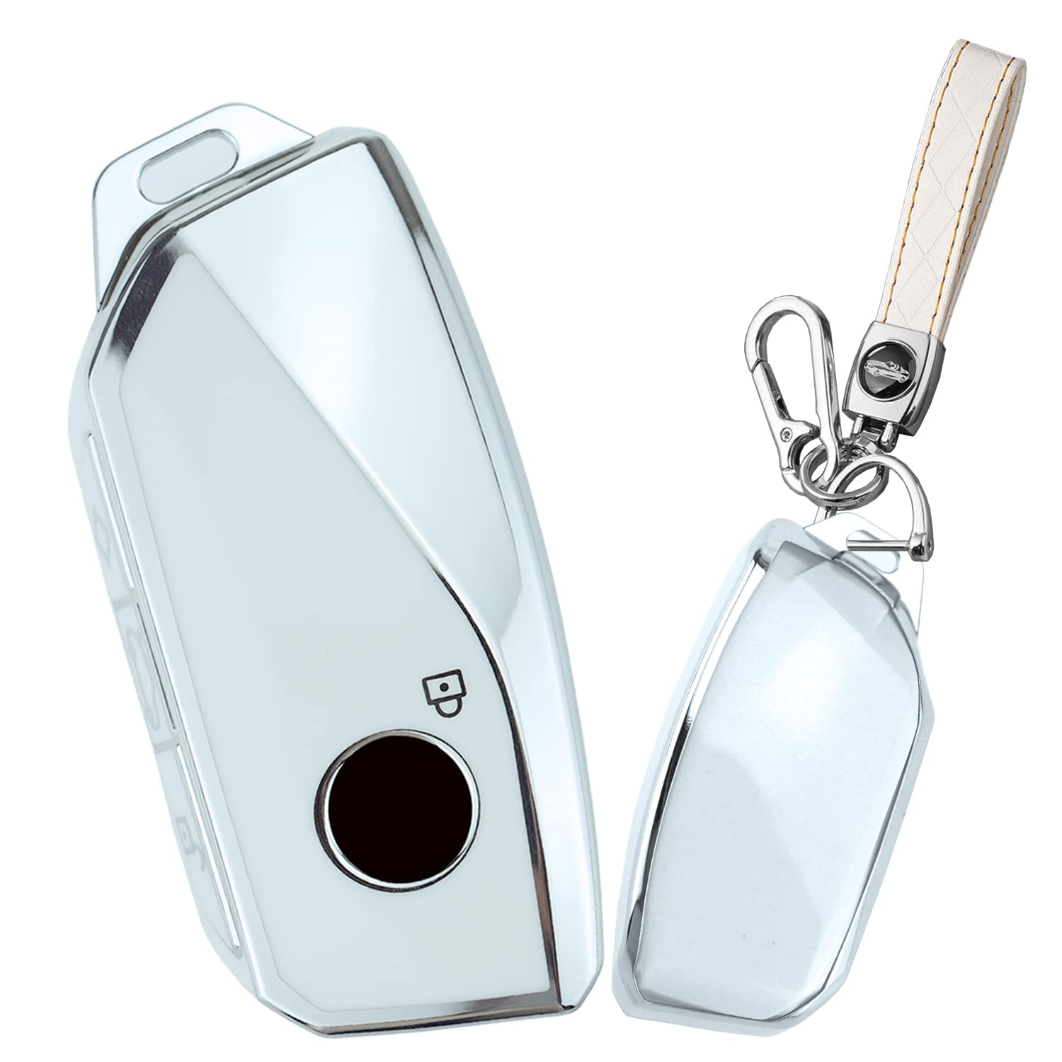 BMW Exclusive Key Case, Smart Key Cover, Silicone Cover, Key белый