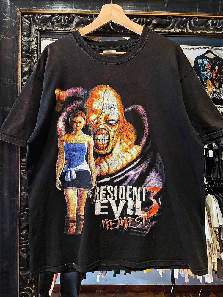 

90s Resident Evil 3 “Nemesis” Mexican Short Sleeve T shirt S5XL NH27942 Unisex T-Shirt XXXL
