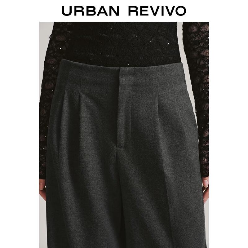 UR 2025 Women's Pleated Wide-Leg Commuter Pants UWG650108