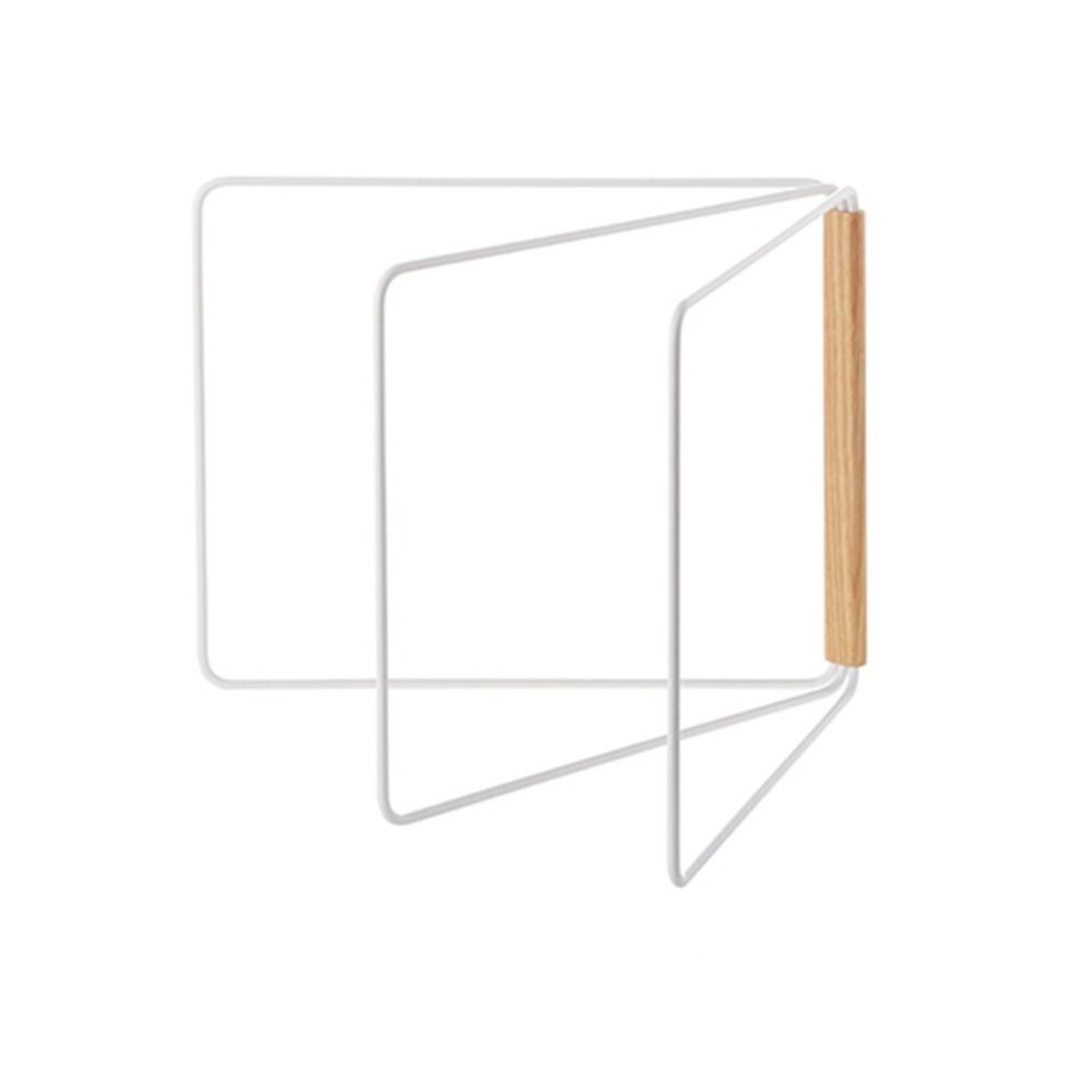 

Vertical Japanese Style Kitchen Towel Rack Collapsible Dishcloth Drying Rack Towel Hanger Bathroom белый