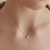 (92.5 Silver) Egg Ornament Necklace Nz2130