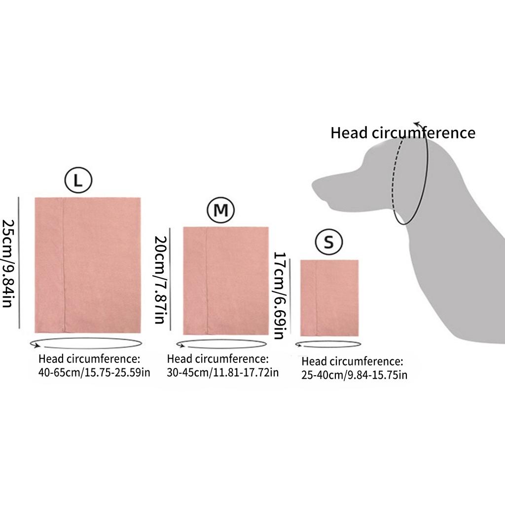 Hundeohrenschützer zur Linderung von Angstzuständen, zur Fellpflege, Ohrenschützer, Hunde-Winterschutz für die Ohren, Föhnhilfe zur Beruhigung