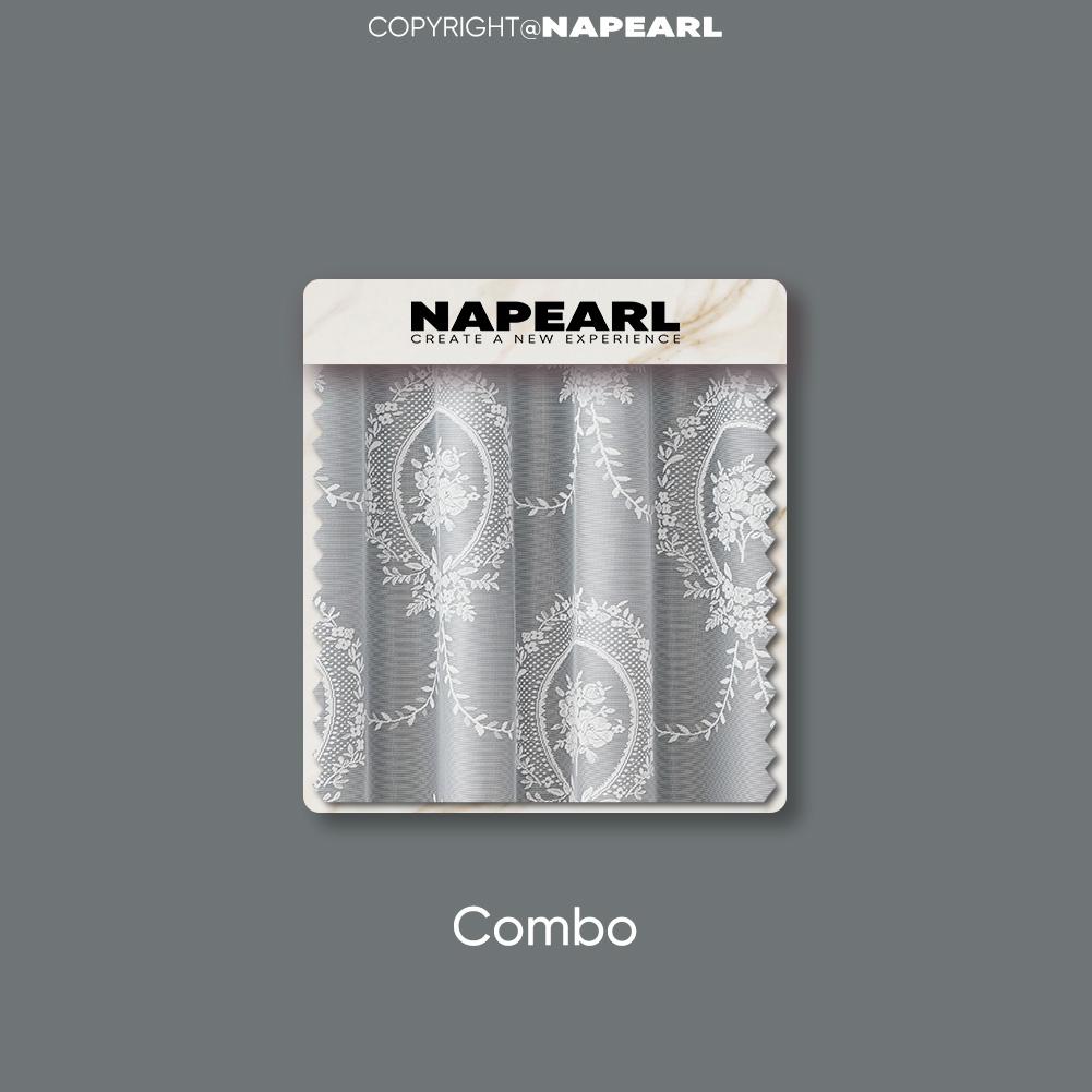 

1 шт. NAPEARL 70-80% затемнение темно-серые затемняющие шторы и белые кружевные прозрачные двухслойные шторы для гостиной спальни украшение дома W100cm x L130cm темно серый