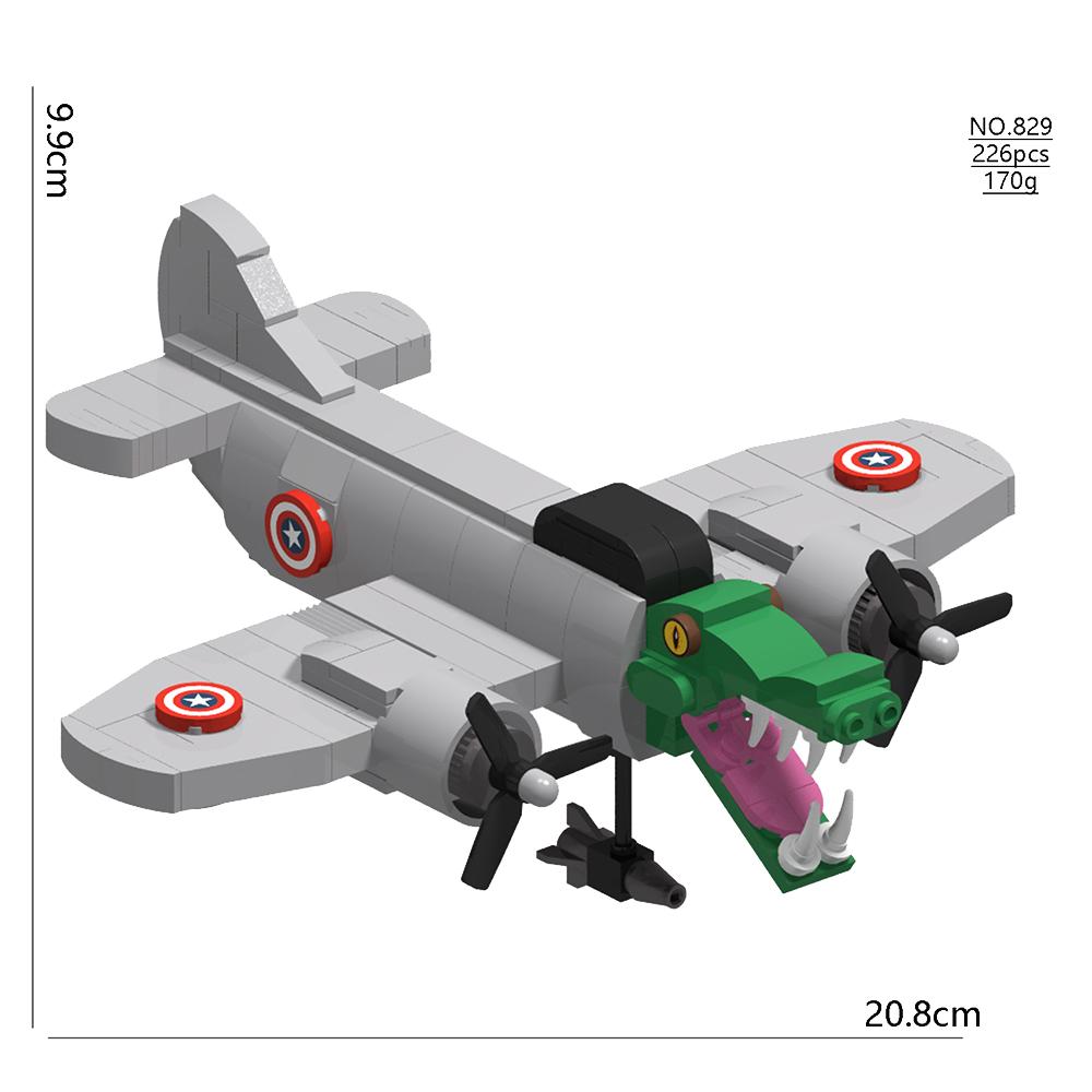 Italian Brainrot Animal MOC Building Block Tung Tung Tung Sahur Wheel Frog Elephant Tree Monster Monkey Toy Desk Decoration Q064